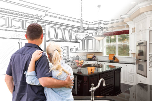 Professional Cabinet Installation technician working in Fairfax, OH